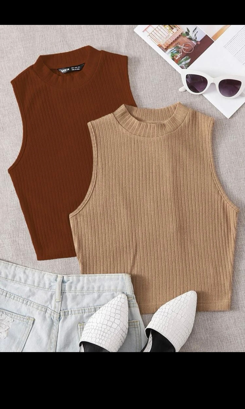 2 Pack Rib-knit Tank Top