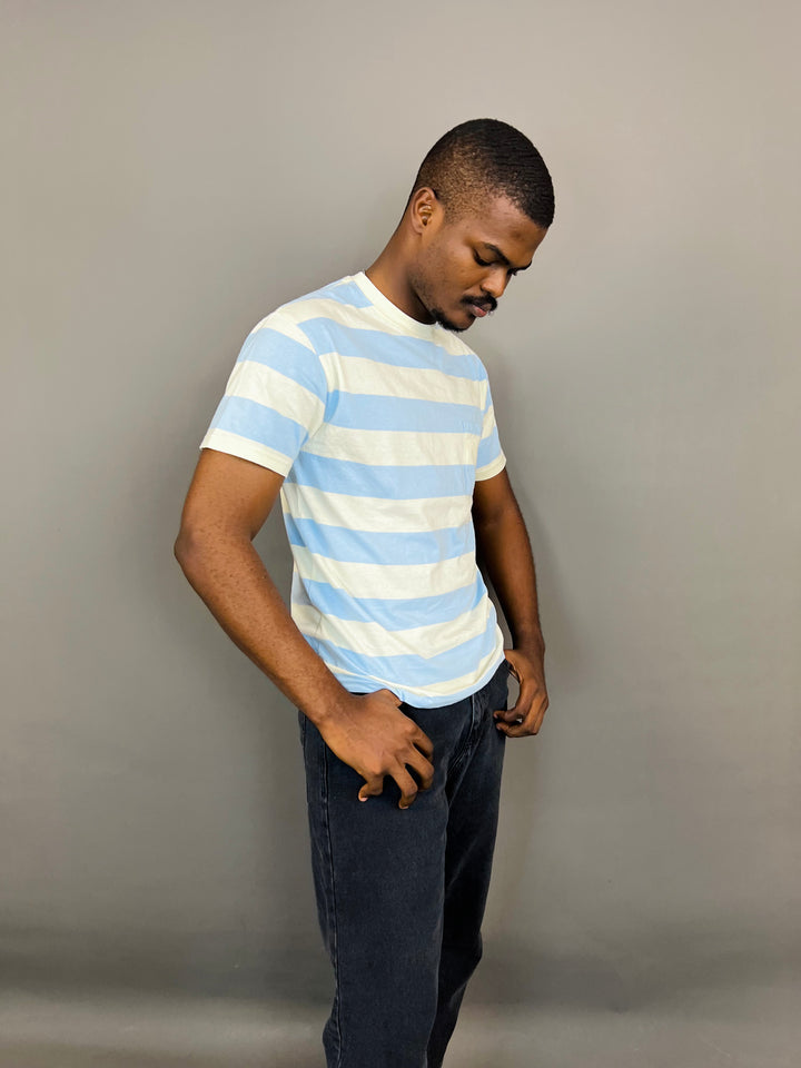 Loose fit striped t-shirt