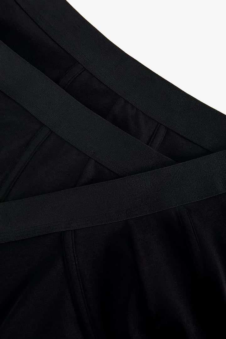 ZARA 3 PACK OF BASIC BOXERS IN BLACK