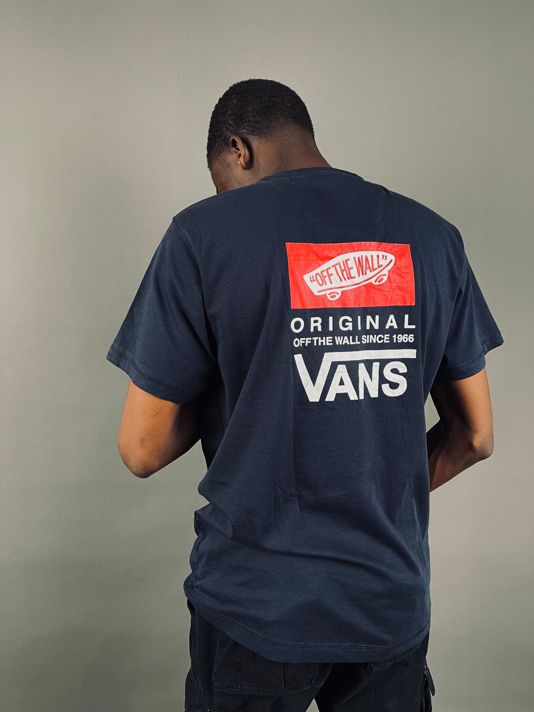 Vans OTW logo Backprint T-shirt in Navy