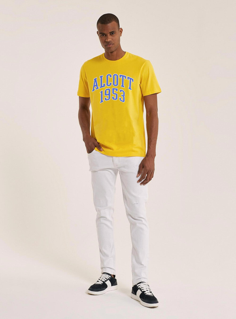 Alcott Yellow T-shirt with Print