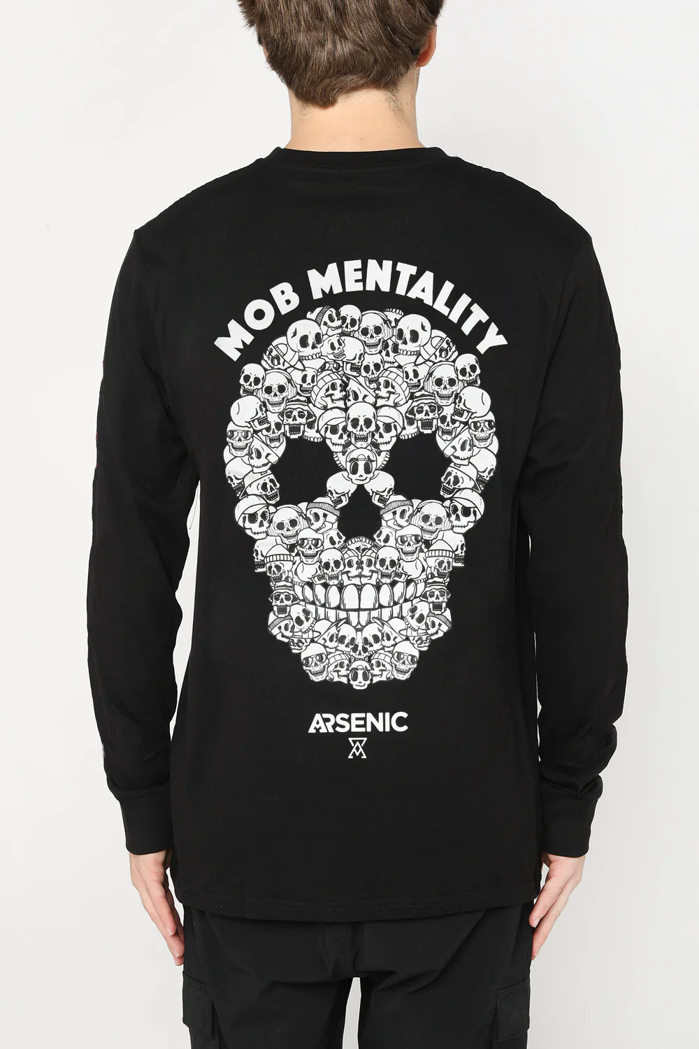 Arsenic mob mentality print long sleeve t-shirt