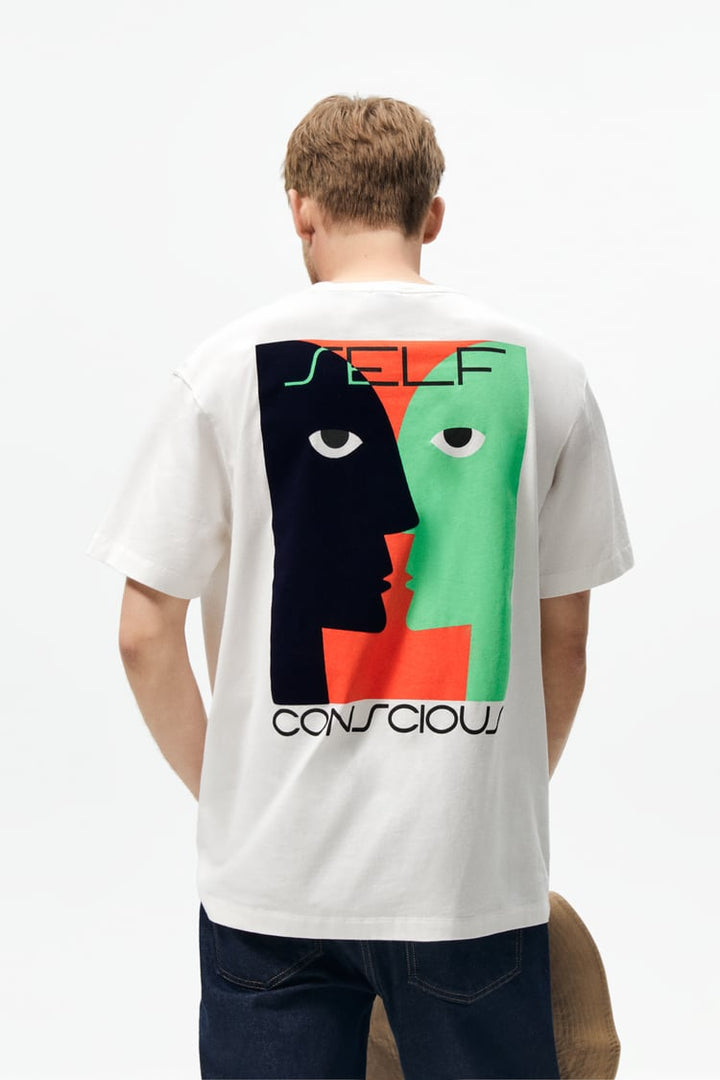 ZARA GRAPHIC PRINT T-SHIRT