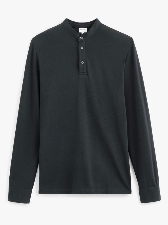 Celio Sechino longsleeve polo shirt