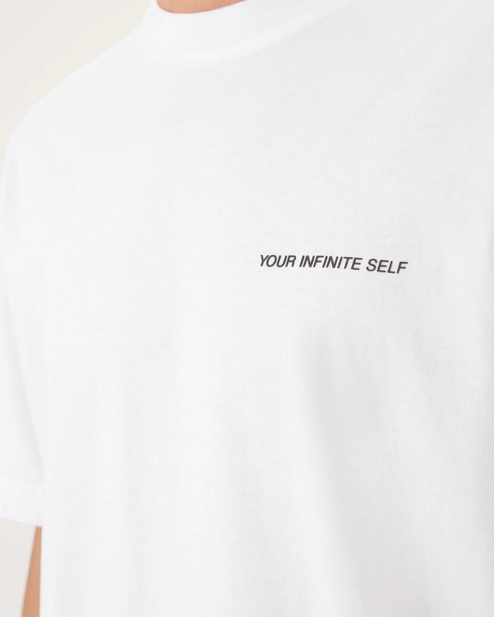 S. Olivier your infinite self print T-shirt in white