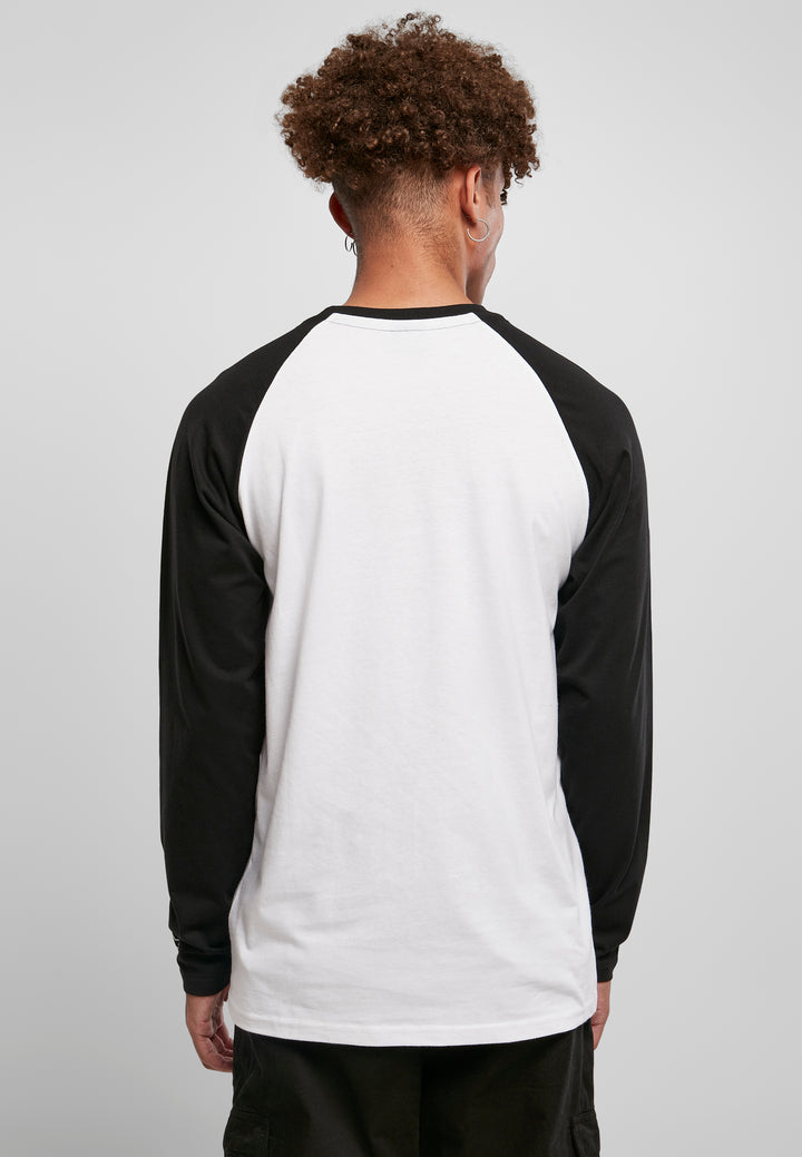 Starter Raglan Longsleeve T-shirt in Black