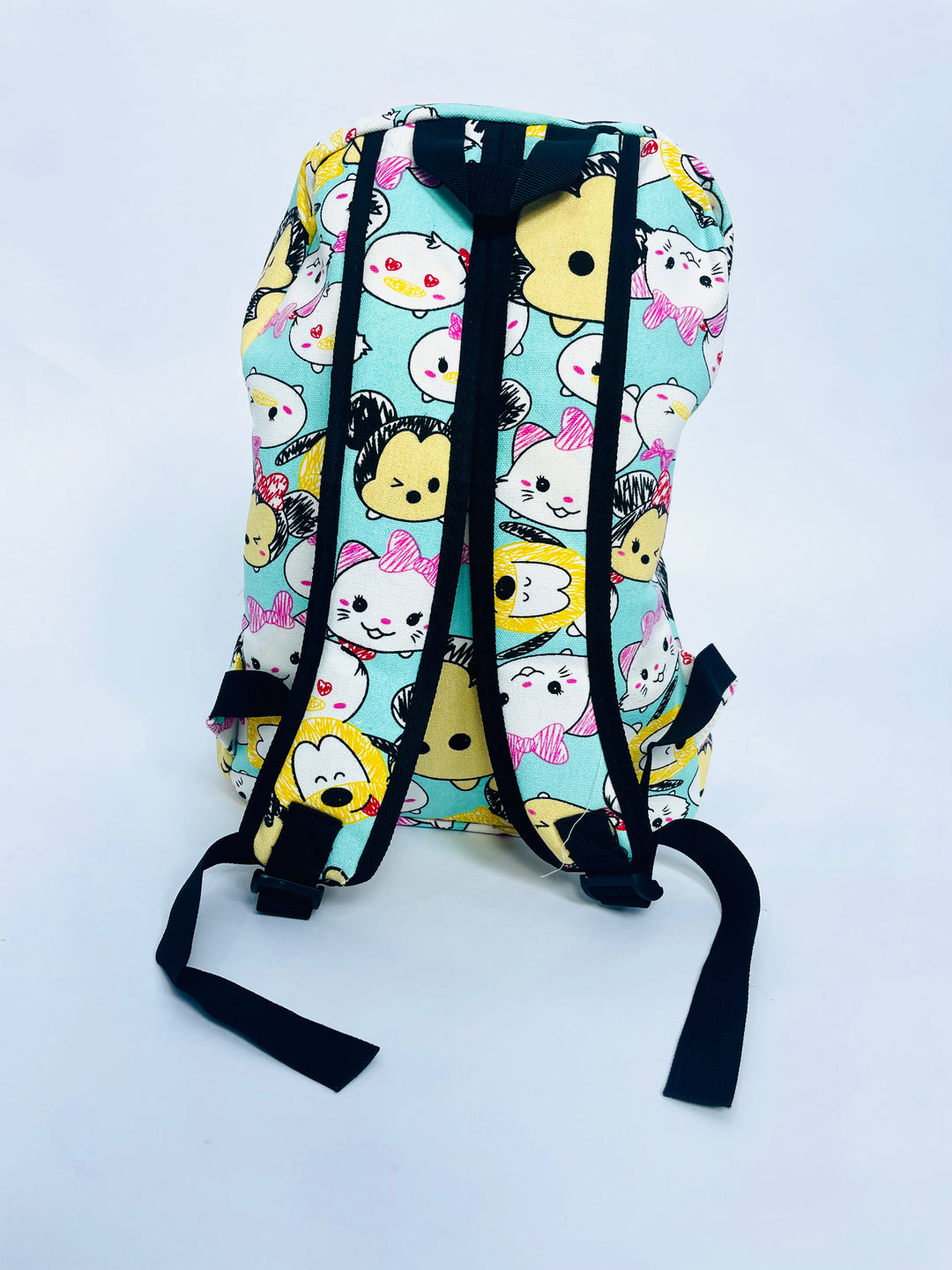 Cartoon Print Multicolour Backpack Bag