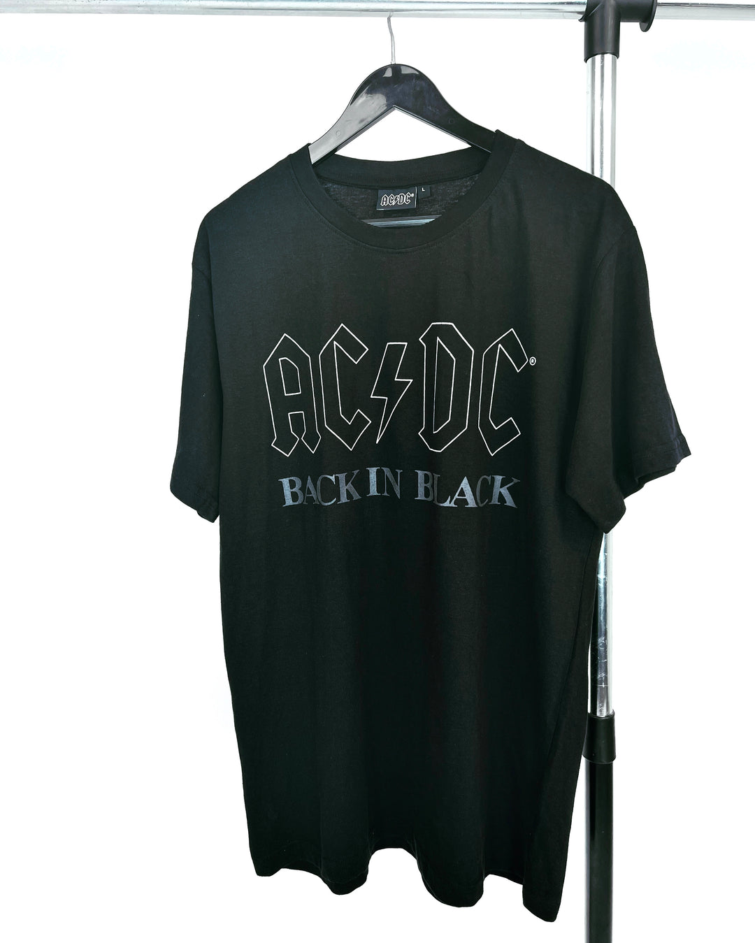 AC DC back in black print T-shirt – Garmisland